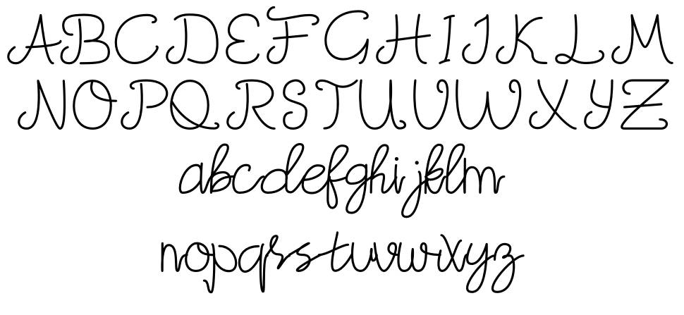 Mudica font Örnekler