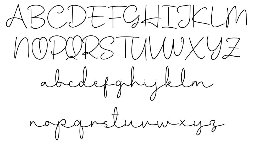 Muiden Castle Script font specimens
