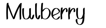 Mulberry font