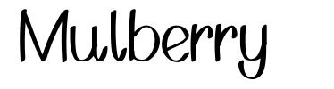 Mulberry schriftart