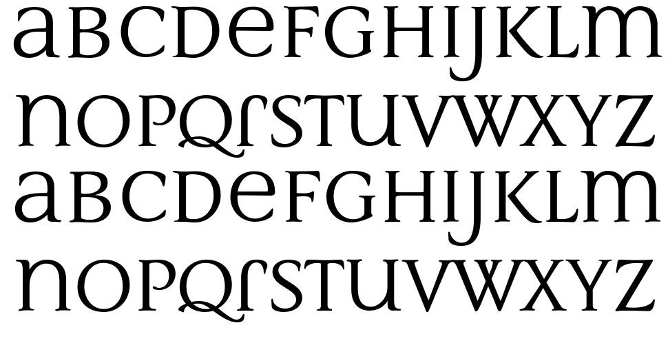 Multima Strong font specimens