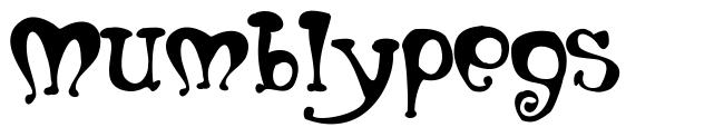 Mumblypegs шрифт