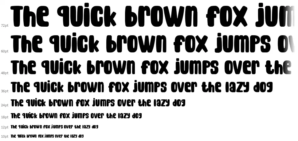 Munchkin Creamfont waterfall