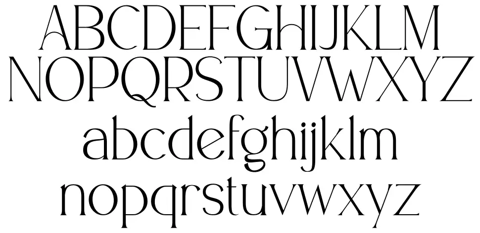 Mutalis Fashion font specimens