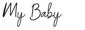 My Baby font