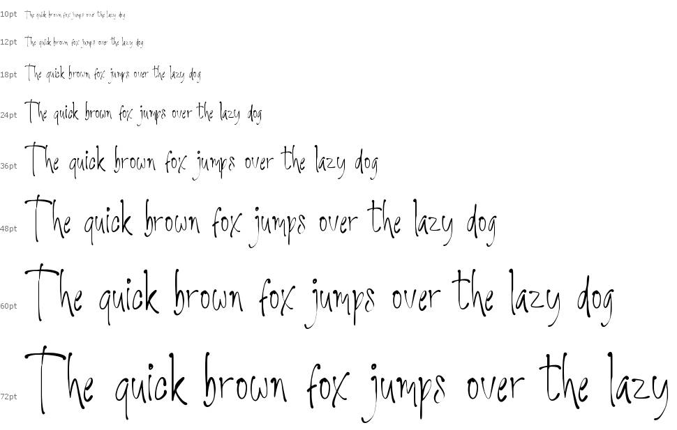 My Beautiful Story font Waterfall