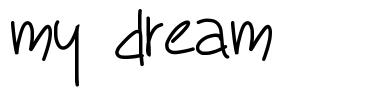 My Dream font