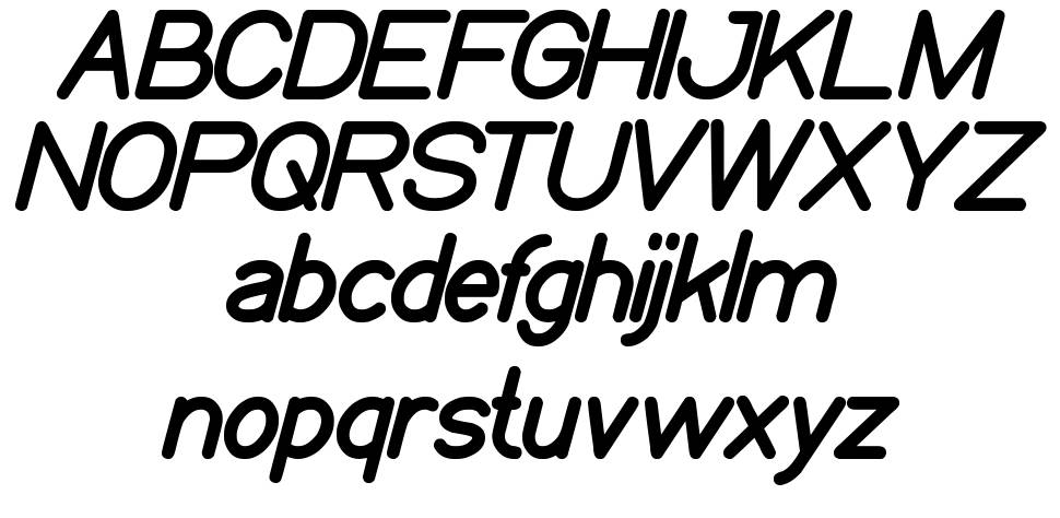My font font specimens