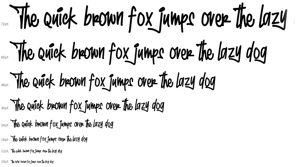 My Fox font Waterfall