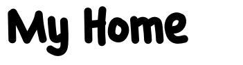 My Home font