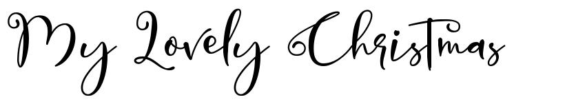 My Lovely Christmas font