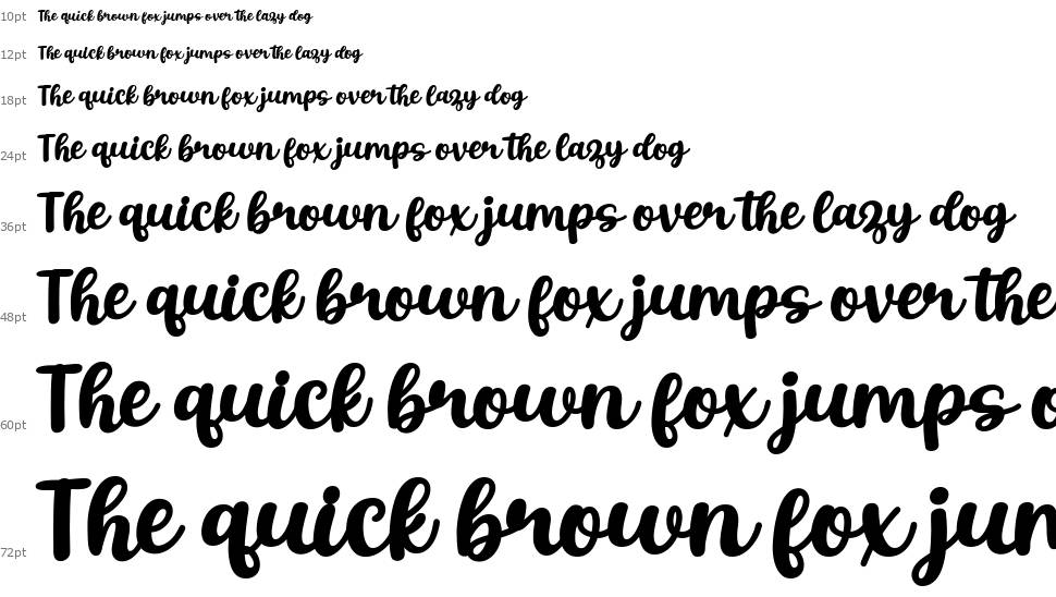 My Own Love font Waterfall