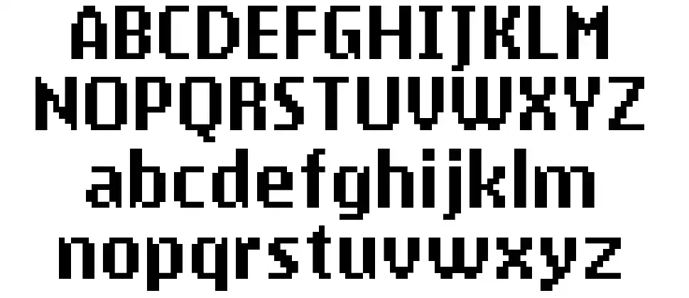 My Phone N1280 font specimens