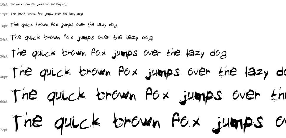 My Sketch Font шрифт Водопад