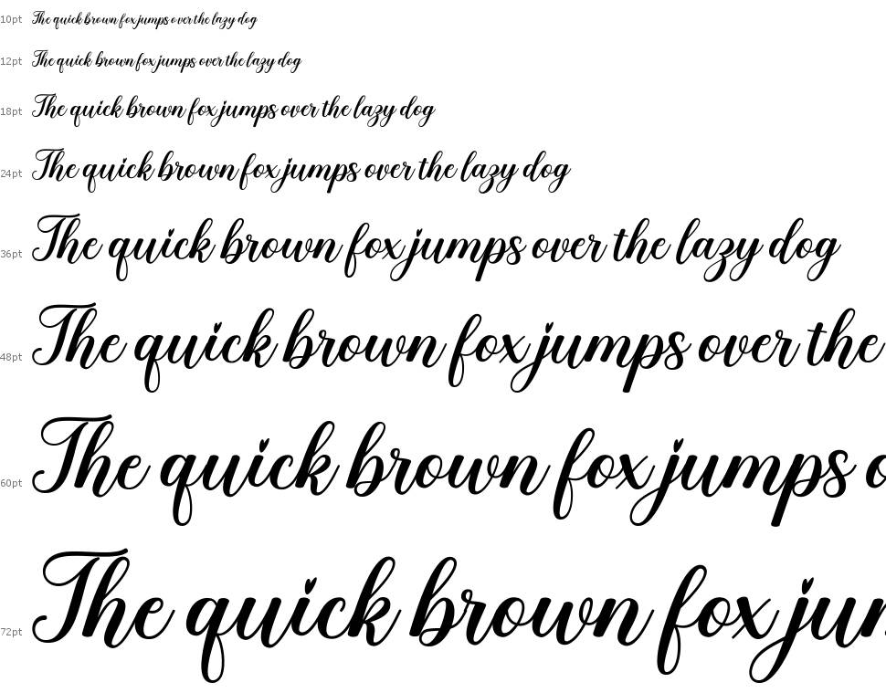 My Sweety Script font Şelale