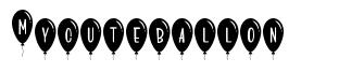 Mycuteballon font