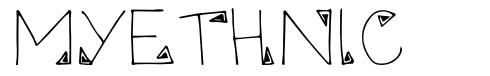 Myethnic 字形