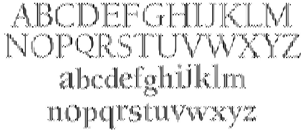 MyFontCode font specimens