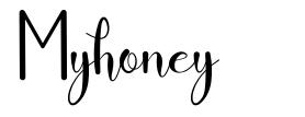 Myhoney písmo