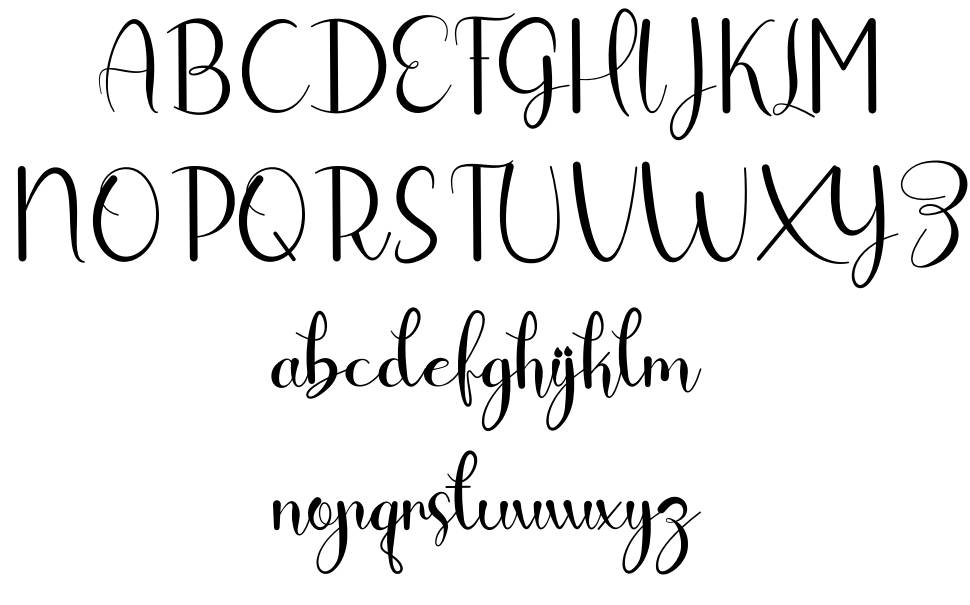 Myhoney font specimens