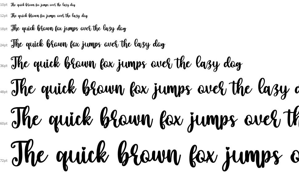 Myloves font Waterfall