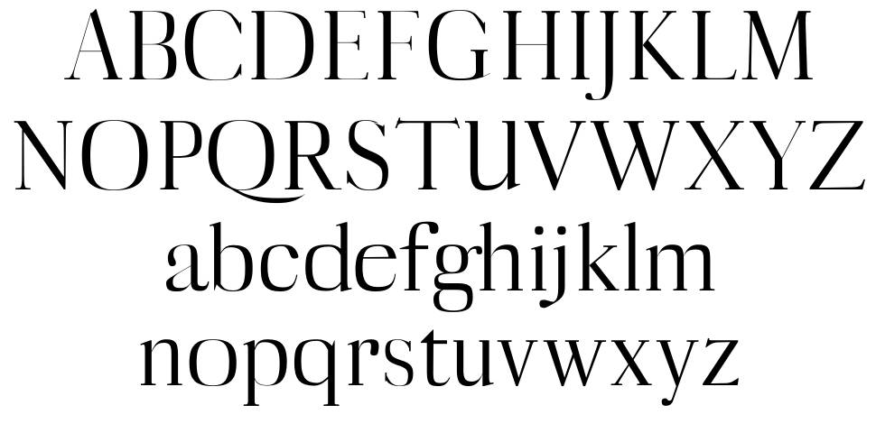 Myron font Örnekler