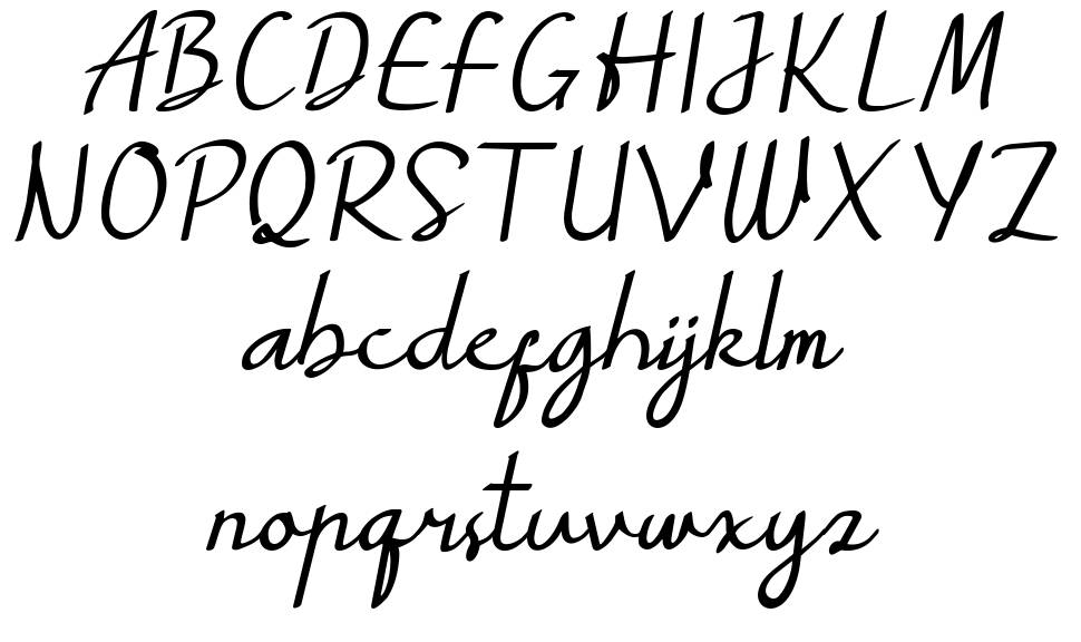 Myrtale font specimens