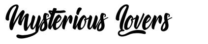 Mysterious Lovers font