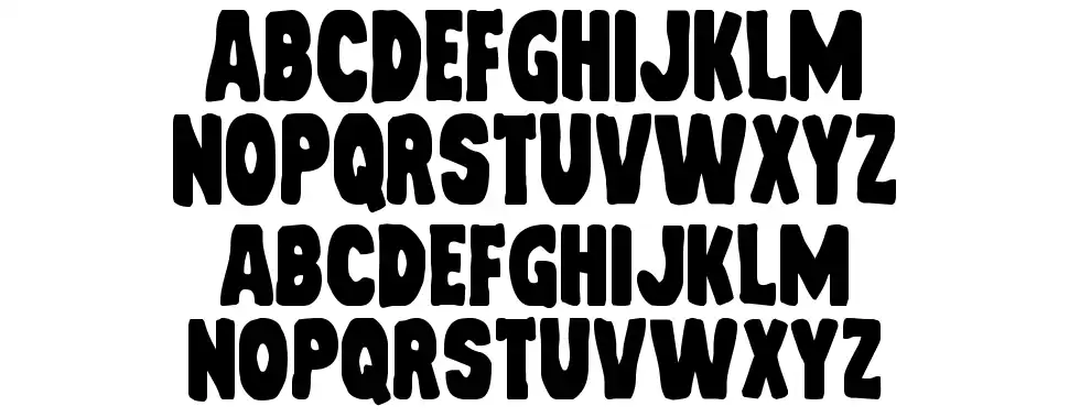 Mystery Mobilefont specimens