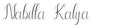 Nabilla Kalya font