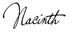 Nacinth font