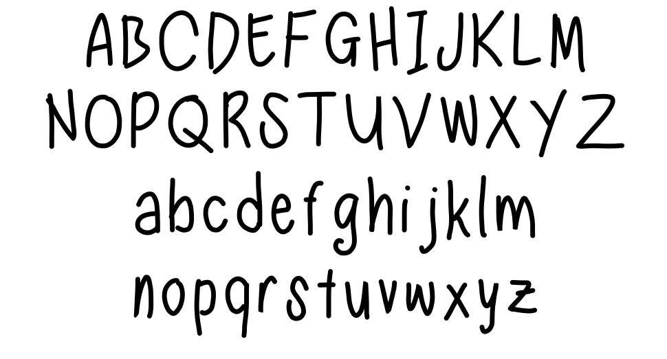 Nadezna's Handwritting フォント 標本