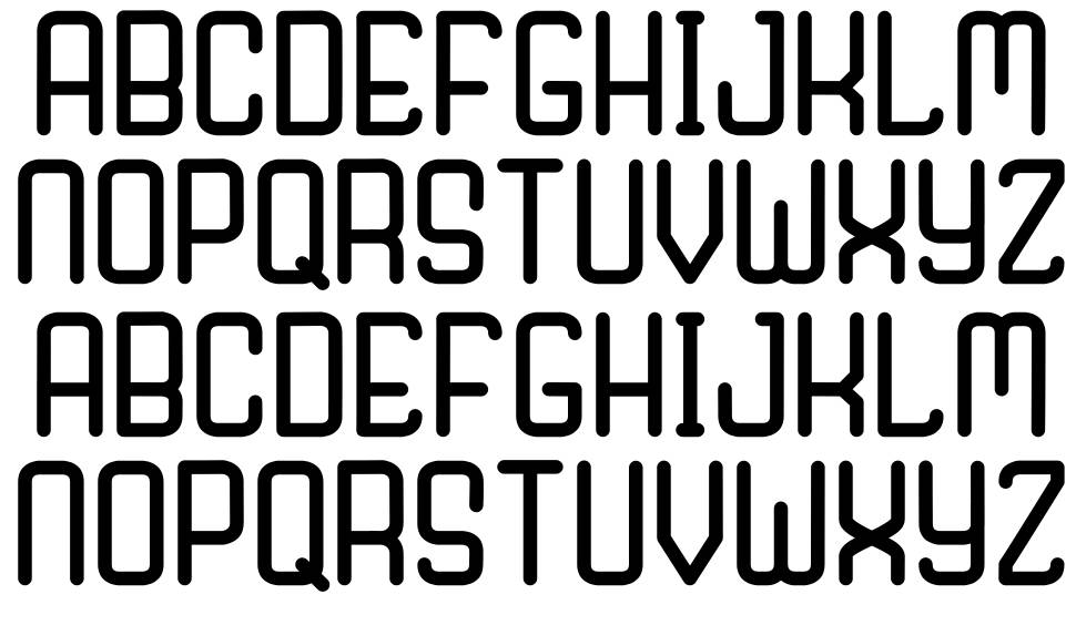 Nagaro font Örnekler