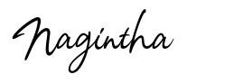 Nagintha 字形
