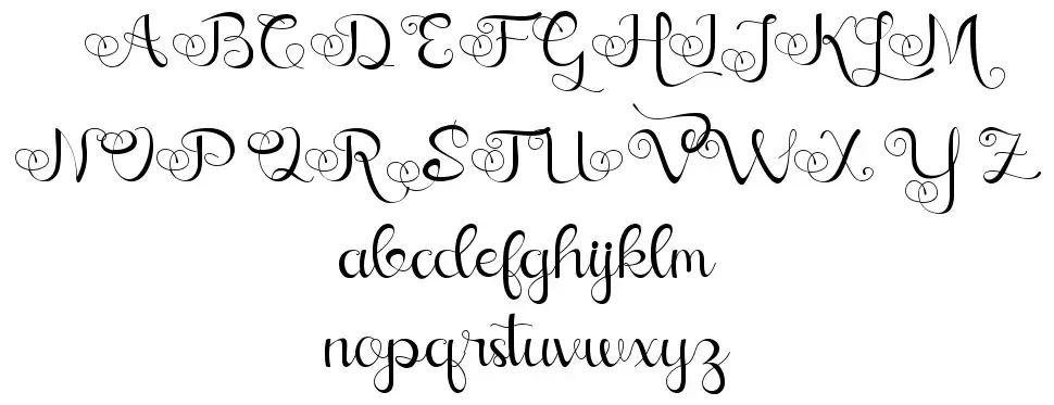 Nagita font specimens