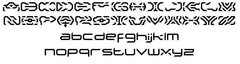 Nakki LDR font specimens