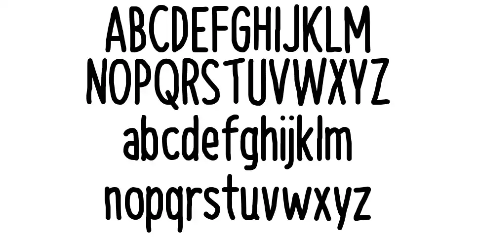 NAL Hand font specimens