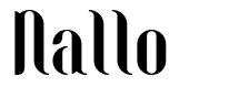 Nallo шрифт