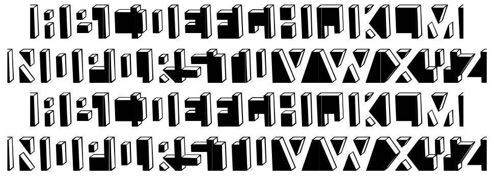 Namafont font specimens