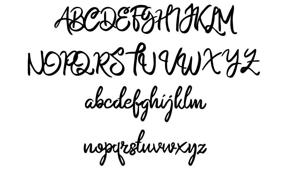 Namasia font Örnekler