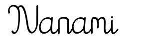 Nanami フォント