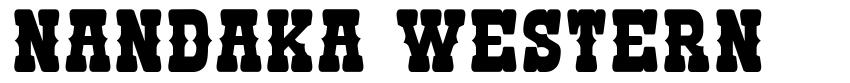 Nandaka Western 字形