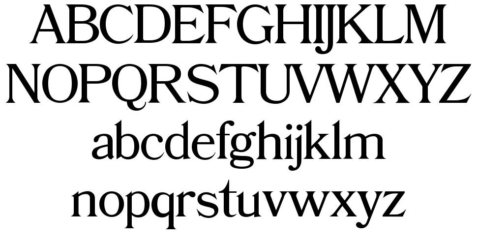 Nandia font Örnekler