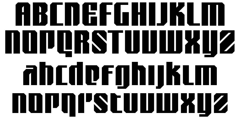 Nantua font specimens