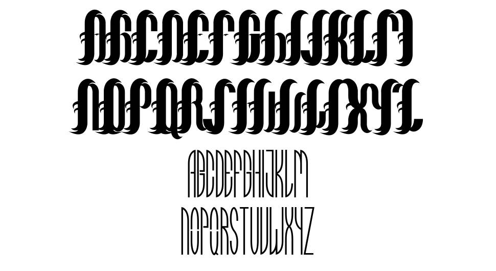 Naomis Citadel font specimens