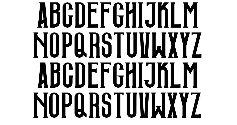 Naonweh font specimens