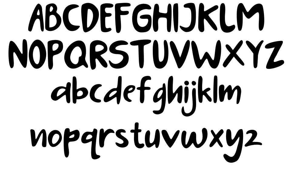 Nastary font Örnekler