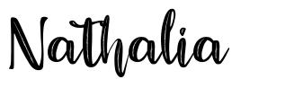Nathalia шрифт