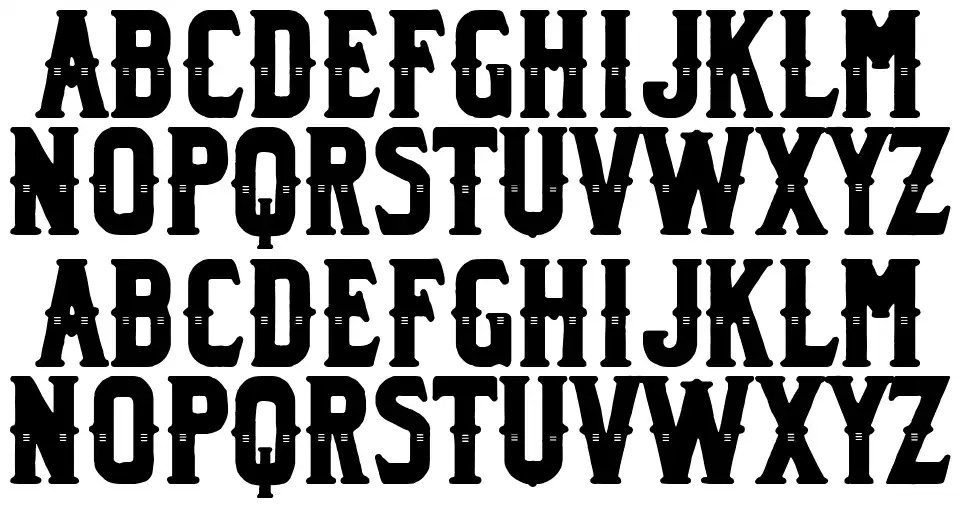 National Biker Co. font specimens