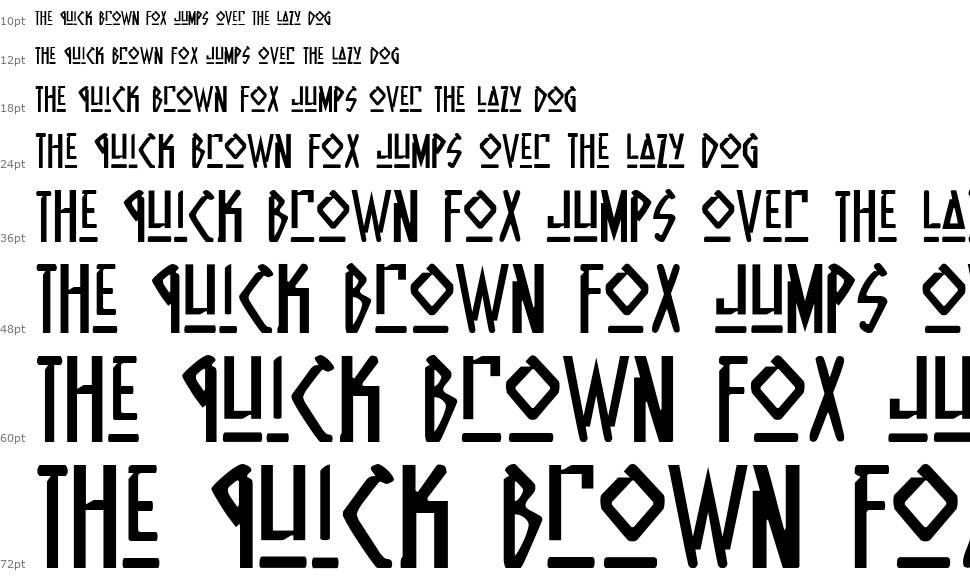 Native Alien font Şelale